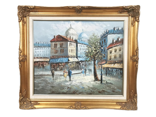 Tableau huile sur toile - tableau,