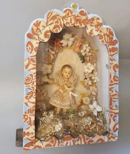 Antico jésus enfant cire - antico,