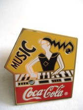RARE COCA COLA MUSIC SYNTHESIZER PINS wxc7