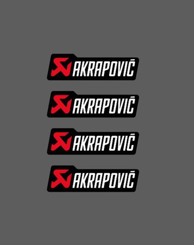 Adhésifs stickers akrapovic - 4,