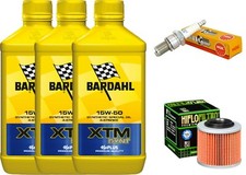 Kit/Tagliando Bardahl Xtm 15W50/Filtro Huile Bougie X Moto Bmw G/650 X-Challenge