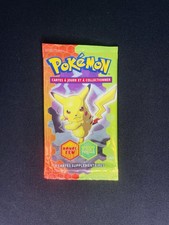 Pokemon Card Booster EX Red Fire Green Empty Leaf Pikachu PERFECTLY OPEN