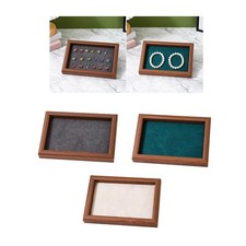 Plateaux à bijoux empilables Vitrine à bijoux en bois pour montres à