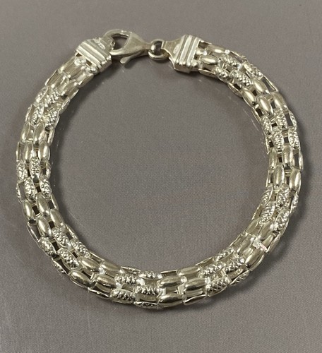 Bracelet gourmette argent