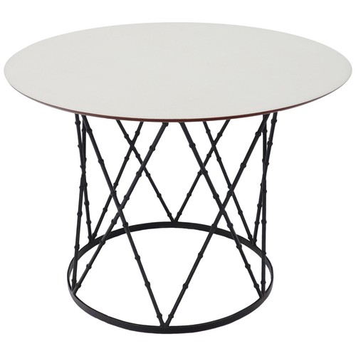 Enameled top faux bamboo - bamboo, base