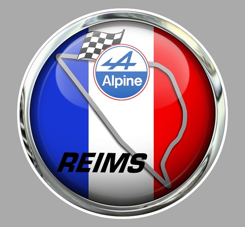 Sticker circuit reims formule - circuit,