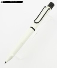 Lamy Older Safari Twin Pen (Ballpoint Pen & Pencil) Alpine White Weiß black clip