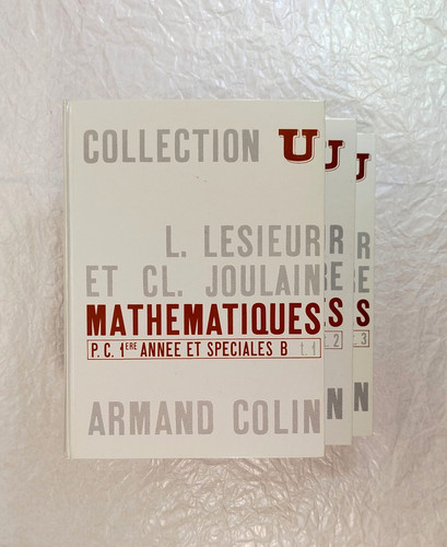 Lot tomes mathématiques - 3, "mathématiques