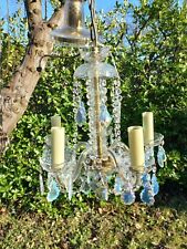 lustre    a pampilles  cristal