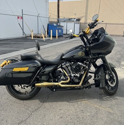 Smoke muffler gold exhaust fit - gold,