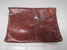 CA471 SAC A MAIN POCHETTE CUIR ? LORENZEO ANCIEN VINTAGE BORDEAUX