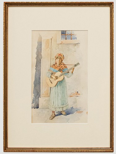 Aquarelle début 20ème - du,