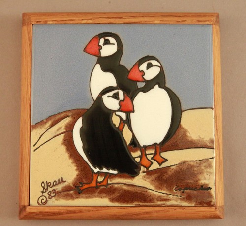 Caprichio tile puffins - caprichio,