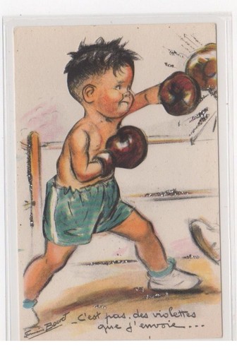 Bouret germaine cpa avec - bouret,