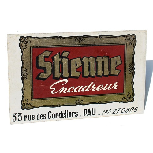 Enseigne plaque publicitaire - enseigne,
