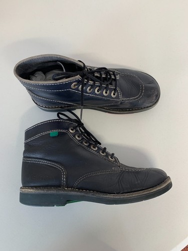 Bottines kickers cuir gris - kickers,