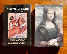 Lot 2 jeux de cartes - Collection - Égypte Ancienne et Leonard De Vinci - Neufs