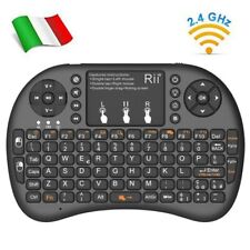 Rii Mini I8 + Wireless - Clavier Rétro-éclairé Avec Souris Pour Smart TV, PC