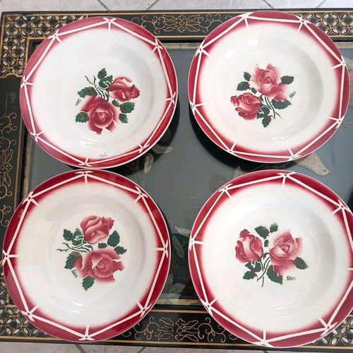 Ancienne assiette creuse - ancienne,