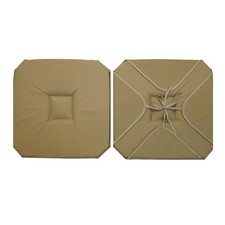 Coussin de chaise 4 rabats uni