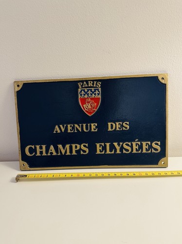 Plaque rue prestigieuse - rue,