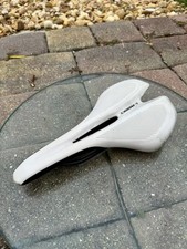 Specialized S-Works Toupe Carbon Bicycle Saddle, Carbon Rails, 155mm, White