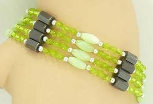 Bracelet magnetique vert - magnetique,
