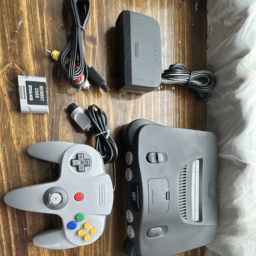 N64 with cords - n64,