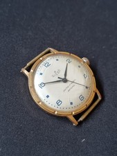 Montre Mécanique Diese Plaqué Or Ancre 17 Rubis Fonctionne