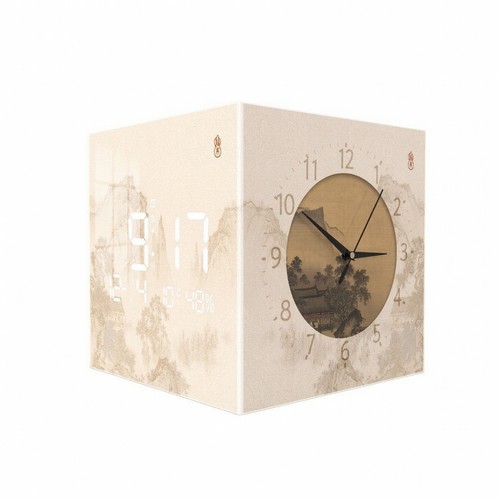 Horloge murale angle double - horloge, d'angle
