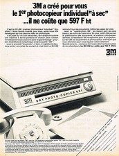 1971 ADVERTISING 035 ADVERTISING 3M MINNESOTA DRY PHOTO COPY