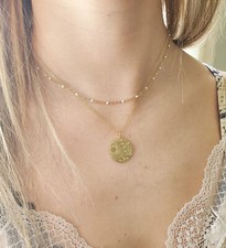 Collier multi rang soleil et