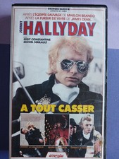 CASSETTE VHS HALLYDAY A TOUT CASSER