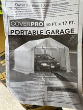 Coverpro 10 X 17 Portable Garage Carport Cover Replacement 3 Pc Harbor Freight