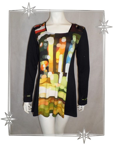 Robe tunique noire - ♣,