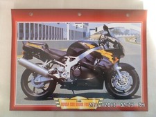 CARTE FICHE MOTO HONDA CBR 900 RR FIREBLADE 1996