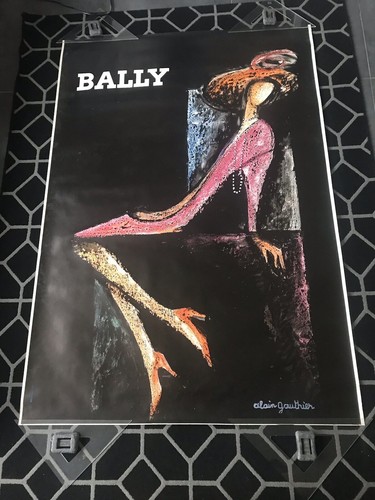Affiche originale bally par - originale,
