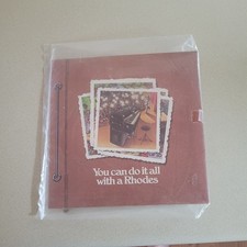 1976 Fender Rhodes Sales Brochure Pamphlet Story Booklet