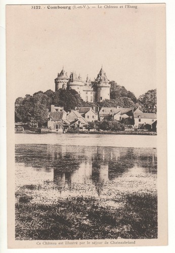 Cpa combourg château - 35,
