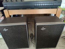 chaîne hifi vintage radio et platine vinyle en bon état 