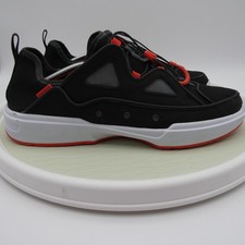 Lacoste Gennaker 39CMA0058Z83 Mens US 13 Shoes Black Slip-On Athletic Sneakers