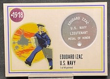 2022 HISTORIC 1918 END OF GREAT WAR REPLICA DOG TAG EDUARDO IZAC NAVY /49 MADE