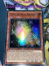 Used Yu Gi Oh OLD WHITE STONE LDS2-FR013 1st Edition BLUE Card