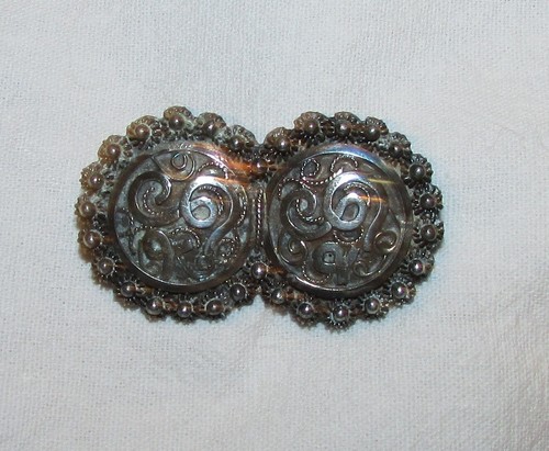 Broche ancienne argent - broche,