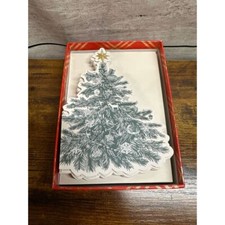 Graphique Vintage Die-Cut Tree Large Classic Holiday Boxed Card