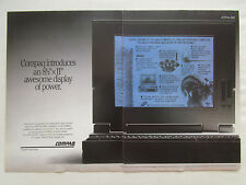 12/1990 PUB COMPAQ COMPUTER PC LAPTOP ORIGINAL AD
