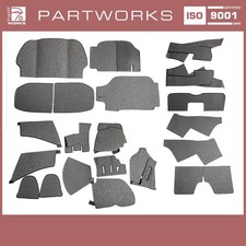 Carpet for Porsche 911 F from '69 + RS trunk carpet lightweight felt