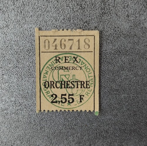 Ancien ticket cinema - cinema, rex