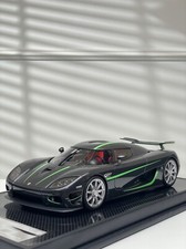 Koenigsegg CCX (Carbon Fiber/ Green Stripe) [Modèle VMB] échelle 1/18