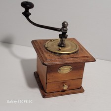 Moulin A Café Ancien Coulaux Dessus Cuivre Pivotant